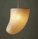 Ljojo Akari Rice Paper Cage Pendant Light Japanese Style Chandelier Home Decor LED Lamp