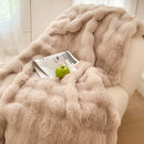 Ljojo Long Fur Rabbit Plush Blanket