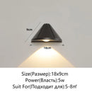 Ljojo LED Wall Lamp Black White Indoor Lighting