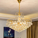 Ljojo Crystal Ceiling Chandelier Nordic Golden Living Room Pendant Lamp Fixture