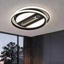 Ljojo Modern Quiet Ceiling Fan with Led Light Control for Bedroom and Living Room