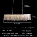Modern Luxury Tassel Chandelier Hanging Pendant Light for Dining Room by Ljojo