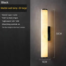 Copper Marble Wall Lamp, Luxury Stone Wall Light for Tv Background by Ljojo