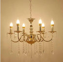 French Gold Iron Art Pendant Lantern Pavilion Wedding Props Ljojo