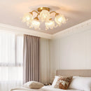 Ljojo Luxury Copper Ceiling Light Chandelier for Modern Living Room décor