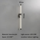 Ljojo LED Strip Wall Sconce for Modern Living and Bedroom Decor