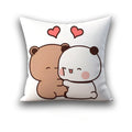 Ljojo 45x45 Cushion Cover, Cute Square Pillowcase, Birthday Wedding Gift