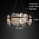 Nordic Restaurant Chandelier with LED Modern Art Design for Hotel Lobby by Ljojo