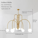 LED Pendant Lamp Modern Magic Bean Hanging Light Living Room Chandelier Ljojo