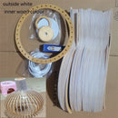 Ljojo Lustre LED Pendant Light Solid Wood Chandelier for Island Counter Loft Art Home Decor