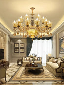 Ljojo Luxury Crystal Chandelier Lamp for Living Room Bedroom Decor Atmosphere Lighting