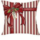 Fawn Christmas Tree Red Pillow Cover 45x45cm Ljojo Branded Home Decoration