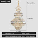 2025 European Duplex Large Chandelier Crystal Lamp for Villa Living Room - Ljojo