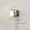 Ljojo Marble LED Wall Sconce Reading Lamp for Home Decor