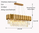 Ljojo Luxury Crystal LED Ceiling Chandelier for Living Room and Restaurant