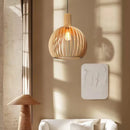 Ljojo Lustre LED Pendant Light Solid Wood Chandelier for Island Counter Loft Art Home Decor