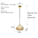 Modern Spanish Marble Chandelier Elegant Bedroom Lighting by Ljojo
