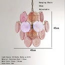 French Murano Glass Chandelier for Living Room, Dining Room by Ljojo - Elegant Indoor Lighting