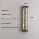 Ljojo Modern LED Outdoor Wall Lamp Waterproof Decorative Lighting Fixture Garden Courtyard