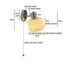 Ljojo LED Wall Lamp Rotate White Ceramic Nordic Modern Bathroom Light