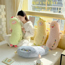 Ljojo Little Monster Long Pillow for Side Sleeping, Girl Sleeping Legs Pillow