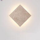 Ljojo LED Wall Lamp Sconce Yellow Travertine Waterproof Outdoor Stair Light