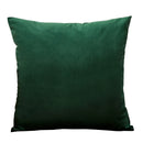 Green Velvet Throw Pillow Cover 45*45cm - Ljojo Ultra Soft Pillowcase