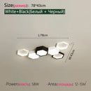 Ljojo LED Chandelier Lights: Modern, Simple, Dimmable Spotlight for Living Room, Bedroom, Dining Room