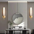 Ljojo Marble Wall Lights Nordic Luxury Copper Bedside LED Wall Sconce