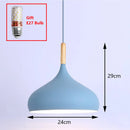 LED Pendant Lamps Macaroon Restaurant Chandelier for Study Bedroom Coffee Shop Lighting Dining Hanging Lights by Ljojo