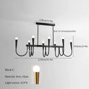 Ljojo Luxury Metal Pendant Chandelier for Home Decor