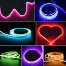 Ljojo 4mm COB LED Strip Lights 480Led/M DC12V TV Backlight Linear Tape Lighting