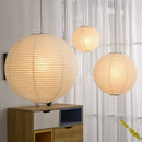 Japanese Rice Paper E27 Led Pendant Lights by Ljojo: Minimalist Nordic Chandelier Fixture