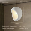 Nordic Wabi-sabi Irregular Pendant Lights for Living Room by Ljojo