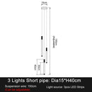 Ljojo Luxury Rotating LED Chandelier for High Ceiling Staircase