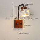 Ljojo Mid Century Modern LED Wall Lights Living Room Bedroom Lamp