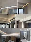 Ljojo Minimalist Modern Led Pendant Lights for Dining Room Living Room Bedroom Chandelier