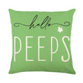 Easter Bunny Eggs Pillowcase 45x45cm Linen Pillow Covers, Ljojo Home Decor Brand