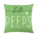 Easter Bunny Eggs Pillowcase 45x45cm Linen Pillow Covers, Ljojo Home Decor Brand