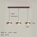 Japanese Wabi Sabi LED Hanging Lamp Yellow Travertine Pendant Light by Ljojo