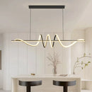 Ljojo Long Ceiling Chandelier for Dining Living Room Pendant Lamp
