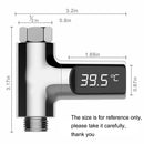 Ljojo LED Water Thermometer for Bathing and Shower Temperature Monitoring
