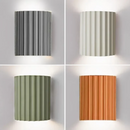 Ljojo Macaron Resin LED Wall Lamp for Entryway, Living Rooms, Bedrooms, Study