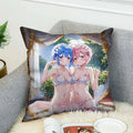 Ljojo 45x45 Cushions Covers for Bed Pillows, Sofa Anime Body Home Decor