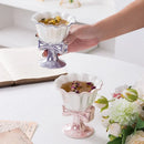 Ljojo 180ml Ceramic Dessert Bowl Cup for Ice Cream, Yogurt, Fruit Salad, Pudding