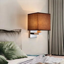 Ljojo Minimalist Fabric LED Wall Lamp for Bedroom and Living Room