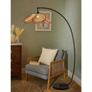 Bamboo Woven Floor Lamp - Elegant Living Room Study Hotel Atmosphere - Ljojo