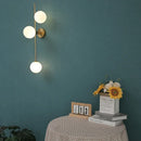 Glass Led Wall Lamp for Living Room Bedroom Dining Bedside by Ljojo