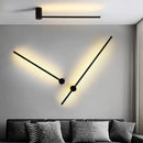 Nordic Long Line Led Wall Lamp Modern Minimalist Home Decoration by Ljojo