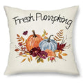 Harvest Pumpkin Truck Maple Leaf Pillow Case for Autumn Home Decor - Ljojo